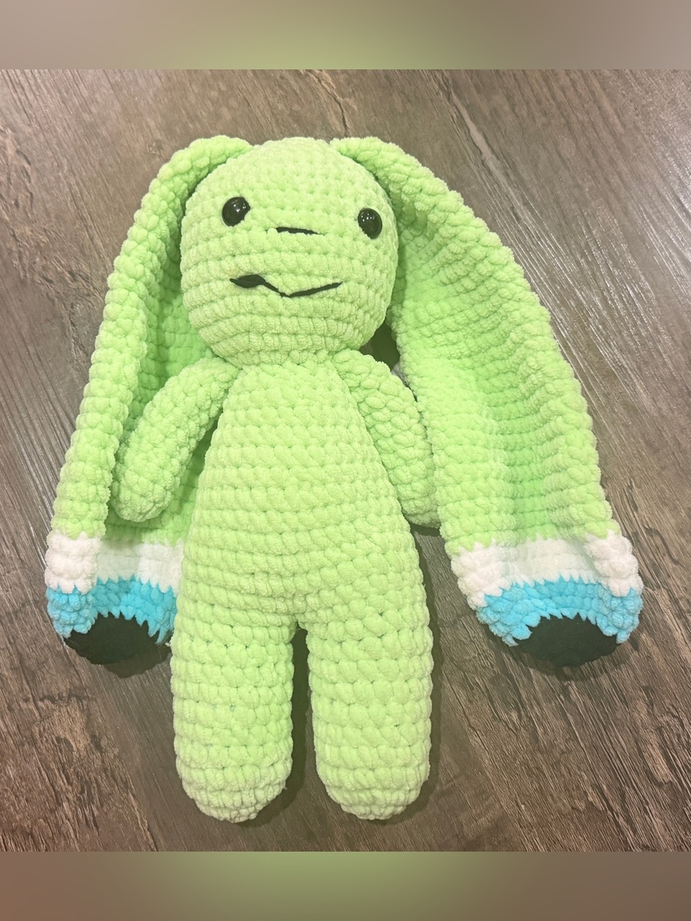 Handmade Crochet Alien Bunny
